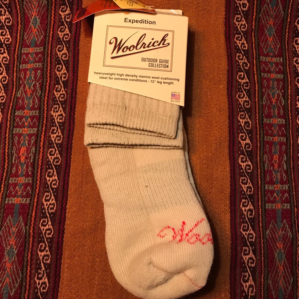 Woolrich merino wool sock.