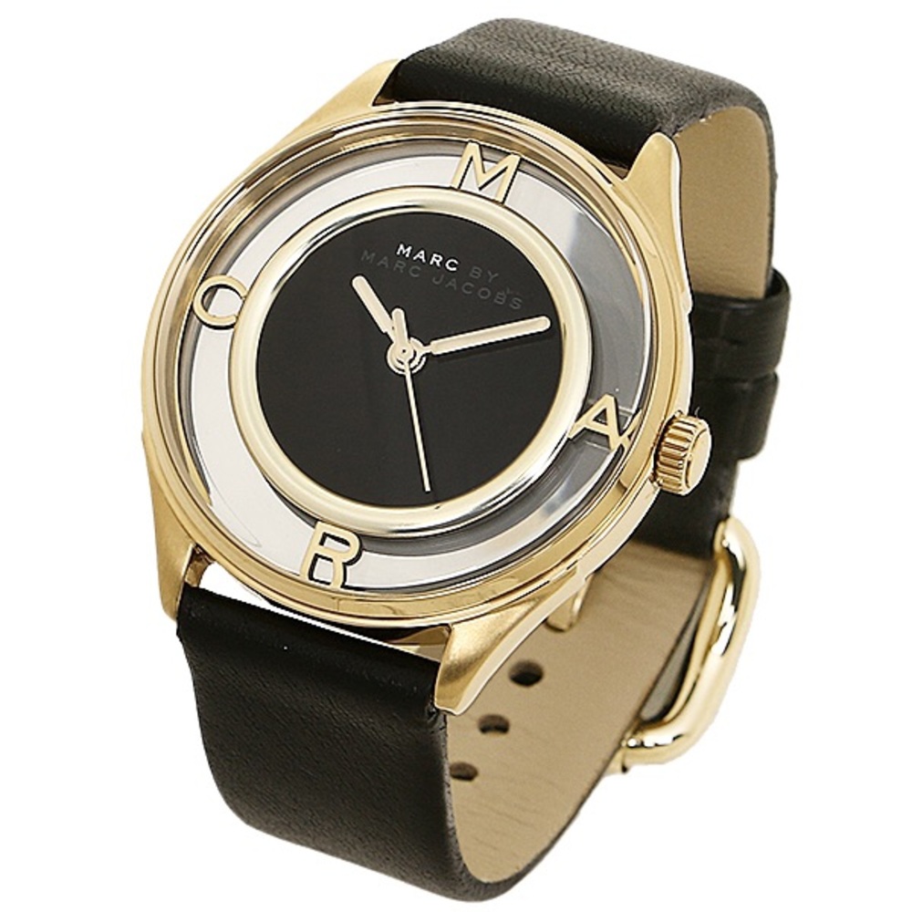 ❗️SOLD ❗️Marc Jacobs Watch, Black & Gold