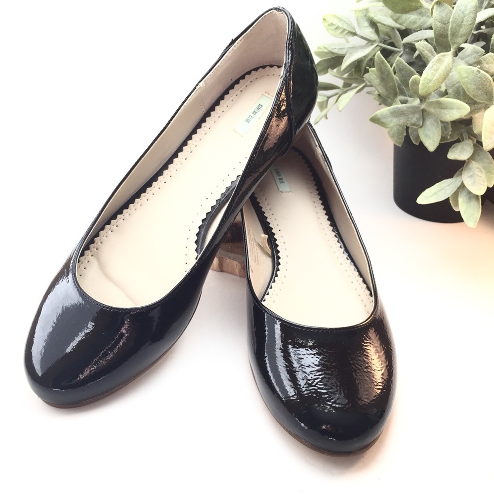 Kimchi Blue Faux Patent Leather Flats