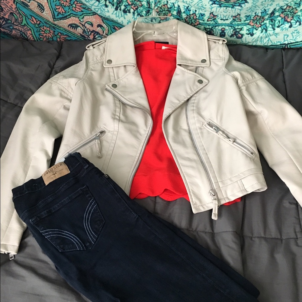 American Eagle leather jacket