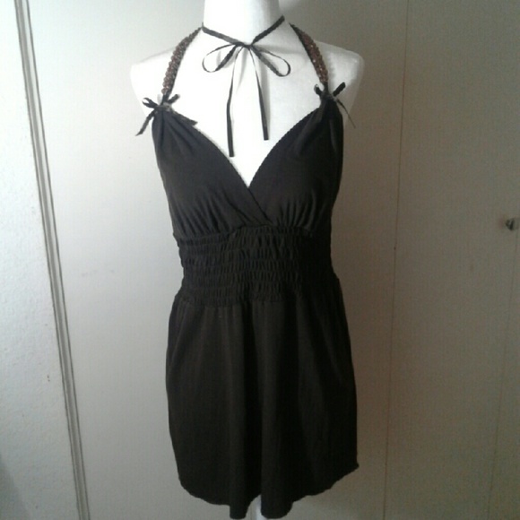 Wet Seal Halter Top with beaded straps - Picture 4 of 4