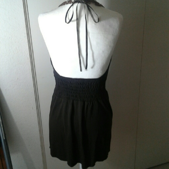 Wet Seal Halter Top with beaded straps - Picture 3 of 4