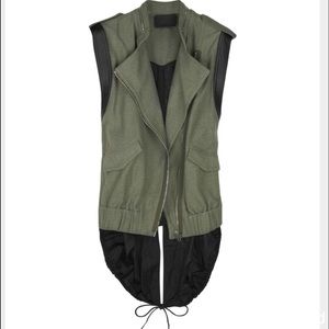 Alexander Wang Shell Back Army Green Vest