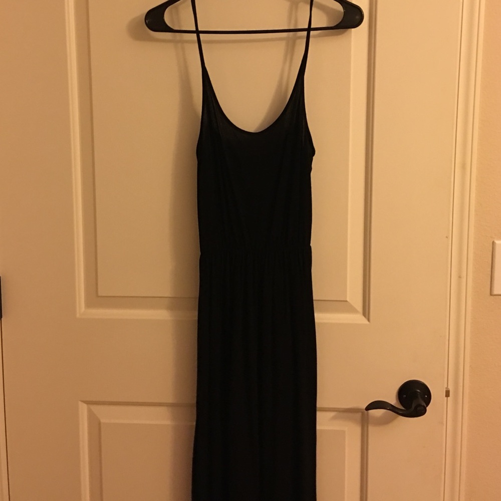H&M black maxi dress