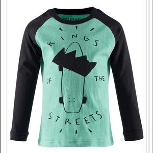 Munster King of The Streets Boys Raglan Shirt12 14