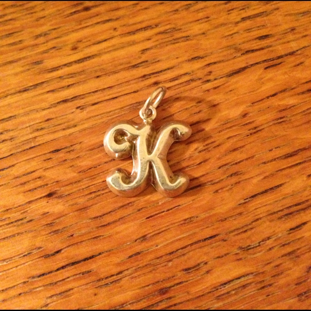 LAST CALL! Sterling silver "K" pendant