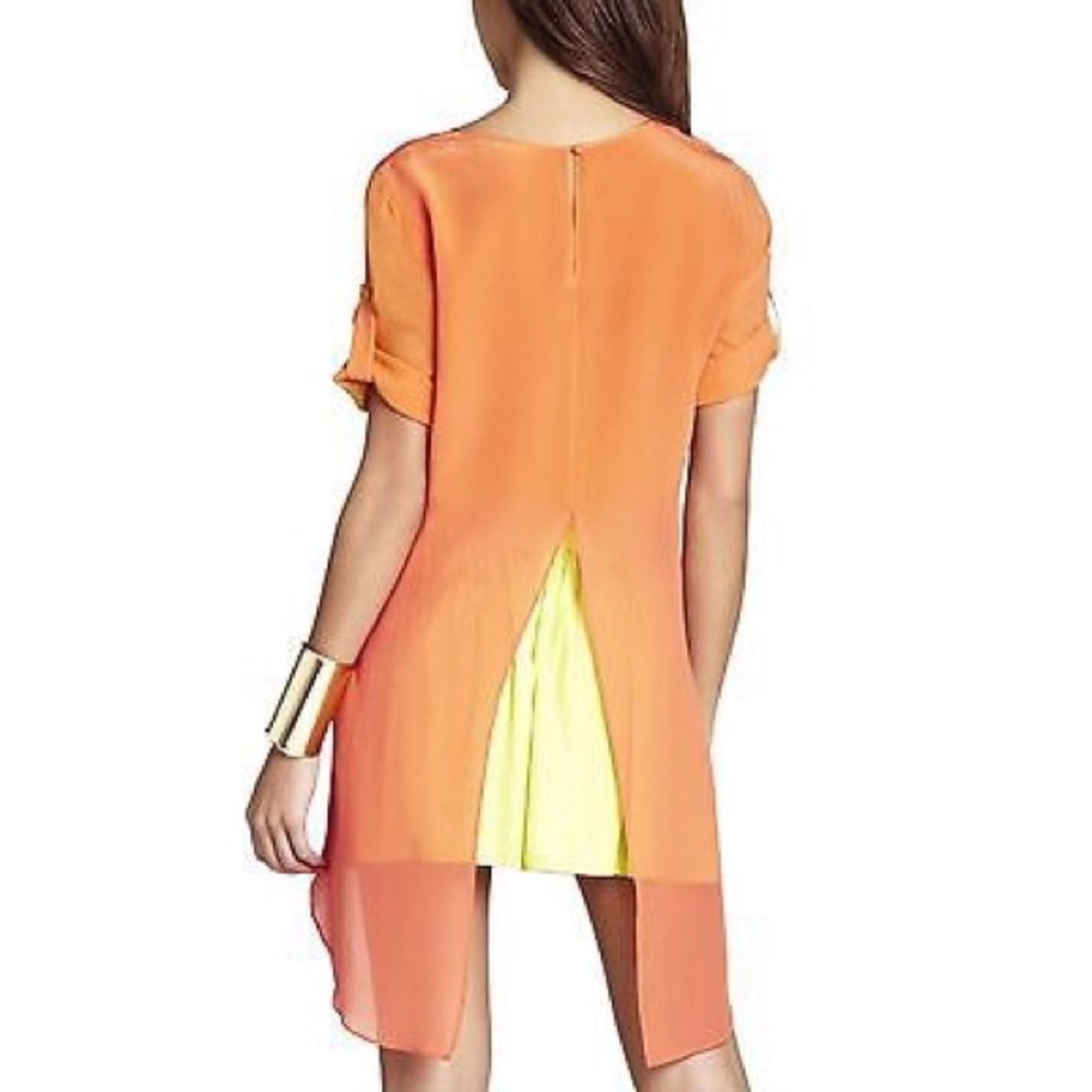 BCBG Caterina split back top
