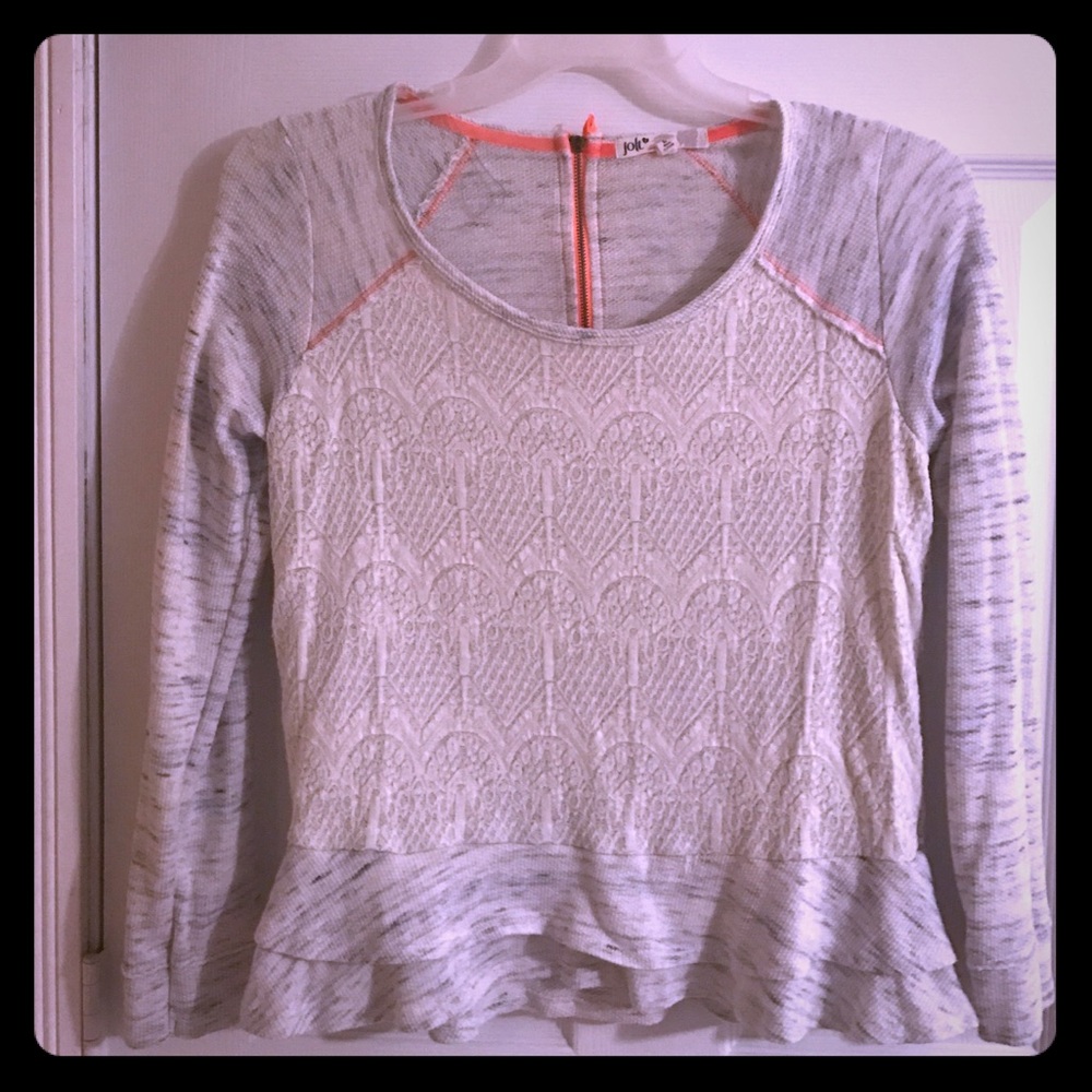 Jolt Peplum Top