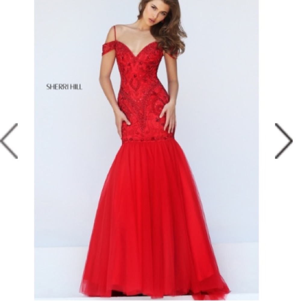 ~RESERVED~ Sherri Hill Mermaid Prom Dress