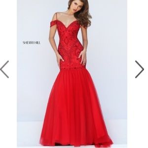 ~RESERVED~ Sherri Hill Mermaid Prom Dress