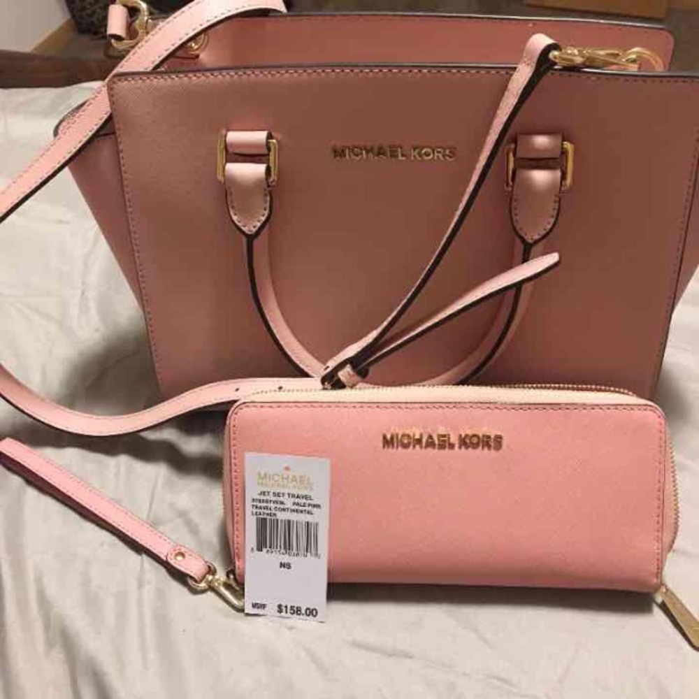 Mk bag and wallet
