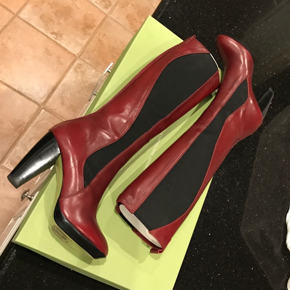 Leopoldo Giordano elastic boots