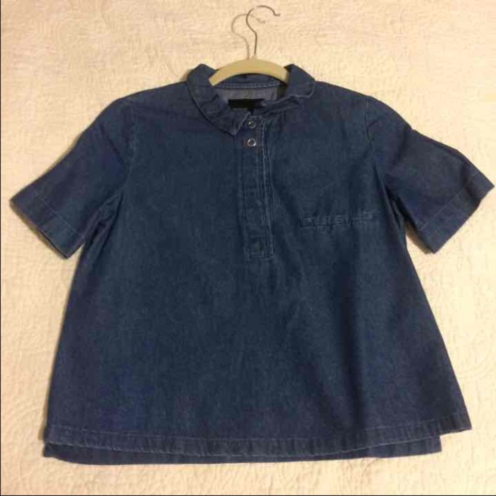 Zara denim top