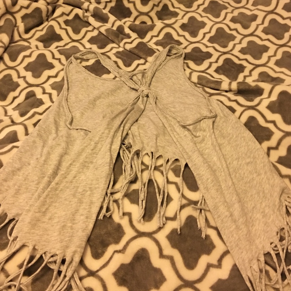 Hollister open back top.