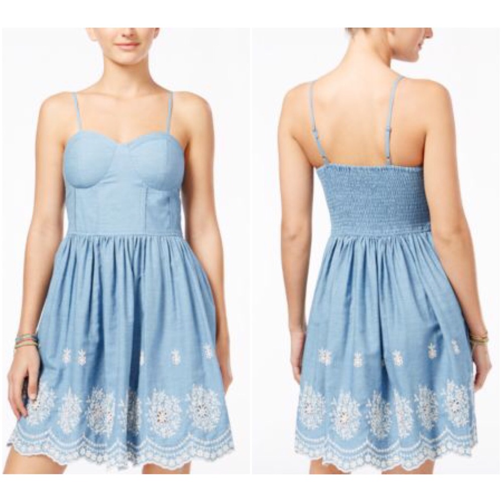 AMERICAN RAG Chambray dress