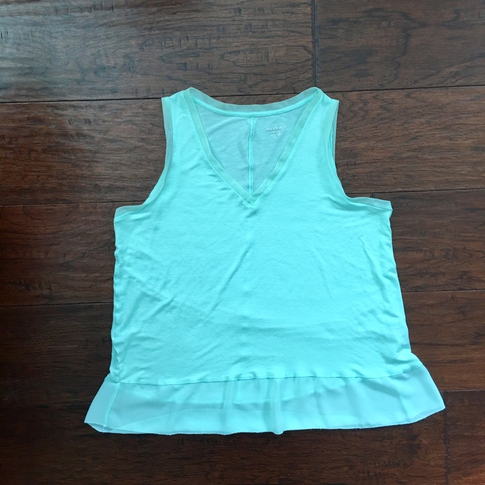 Aqua sleeveless Merona top