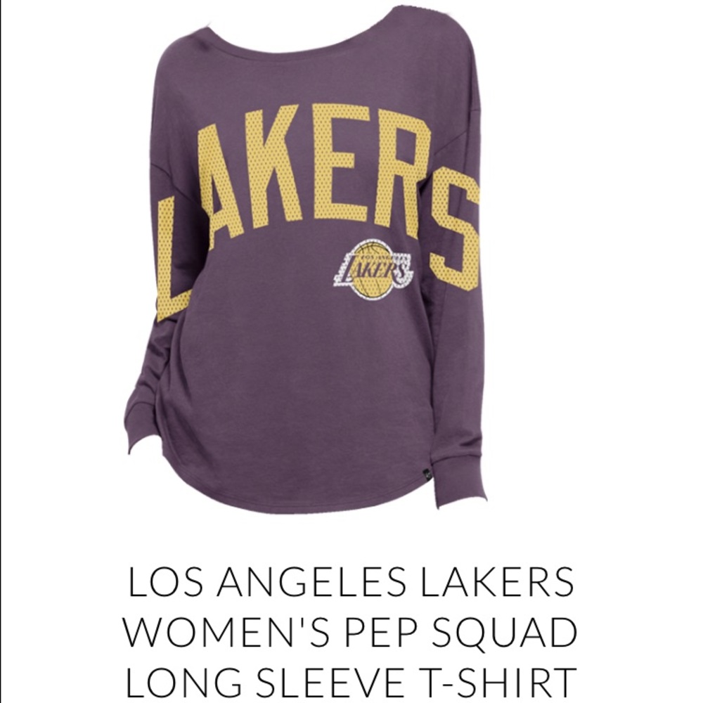 NWT - LAKERS Fans! Pep Squad Long Sleeve