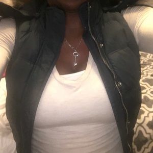 Abercrombie and Fitch puff vest.