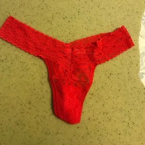 Red lace underwear