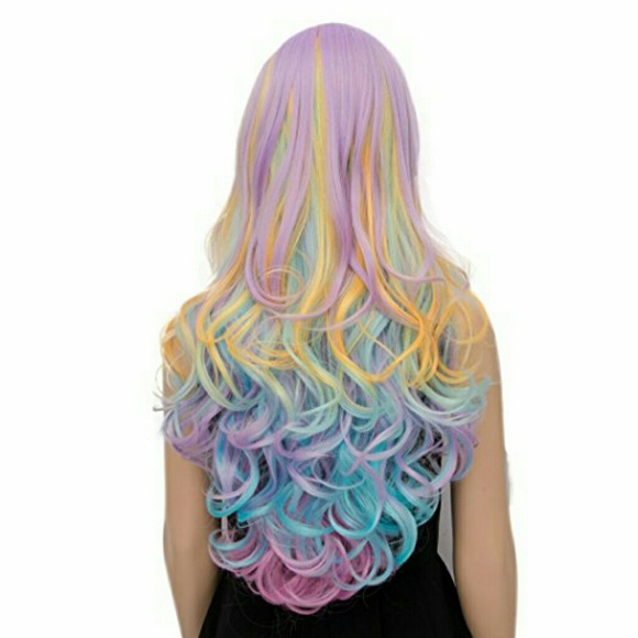Rainbow Colorful Beauty Full Wig