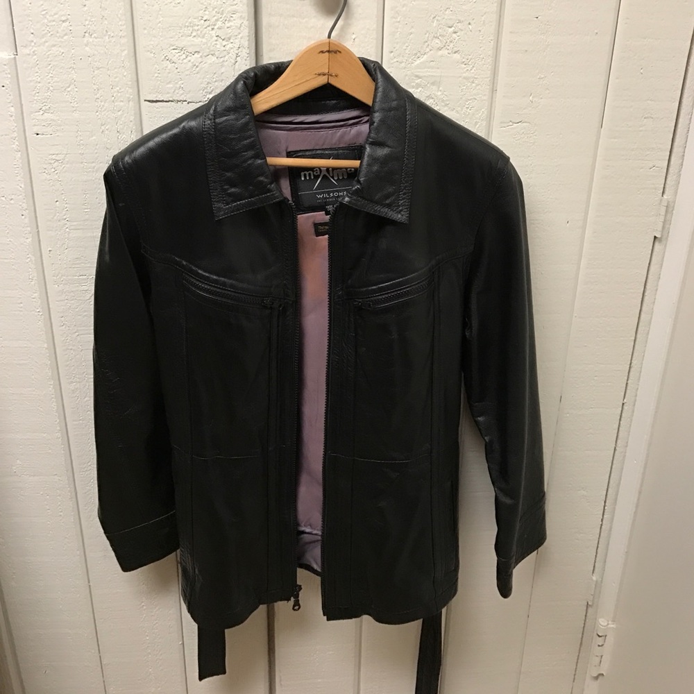 Leather jacket