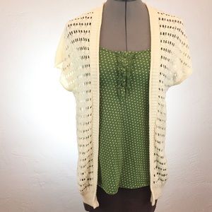 Cream Knot Coverup