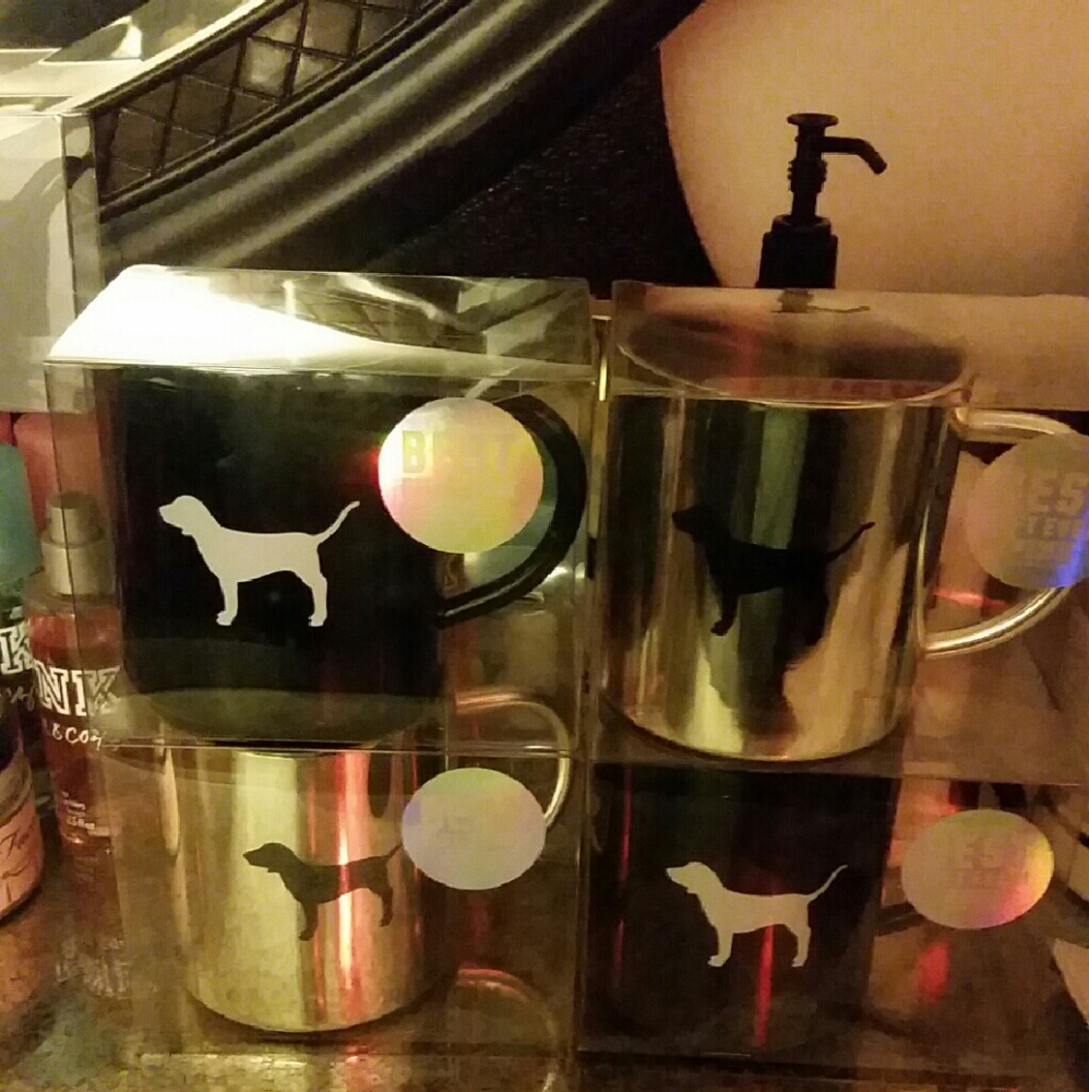 Victorias secret pink mugs