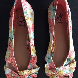 Brand new multi color flat shoes. Never  Worn