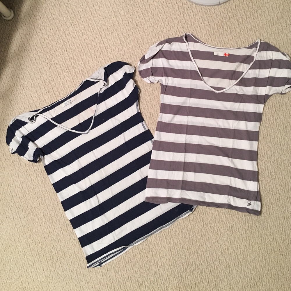 Pair of Striped Aerie Shirts