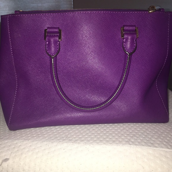 Purple Michael Kors purse TRADED❤ - Picture 3 of 4
