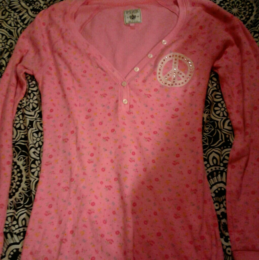 Victoria's secret "Pink" line top sz M NWOT
