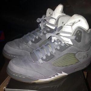 AIR JORDAN 5 RETRO "WOLF GREY