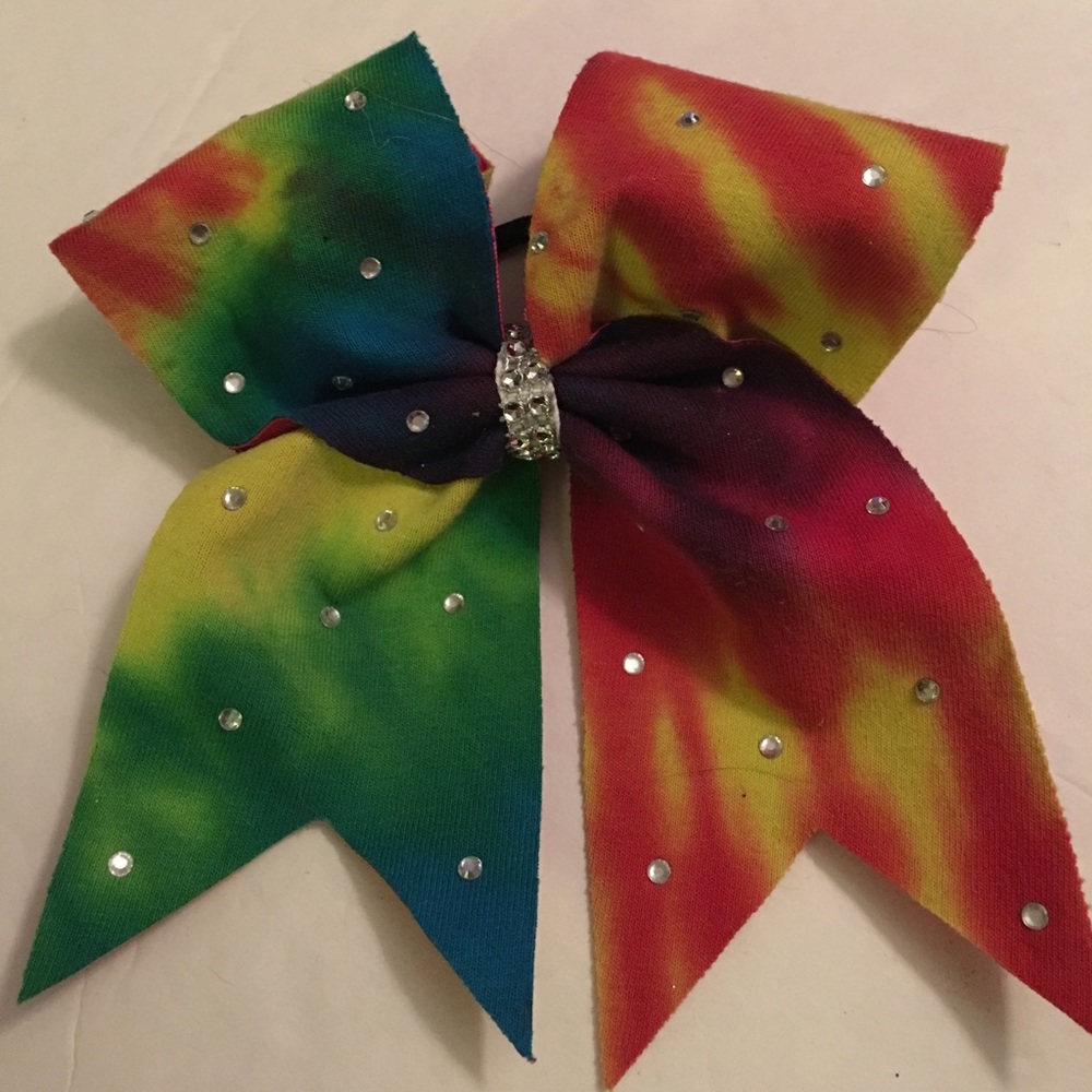 Tie dyed bow