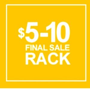 $5-10 here on down !