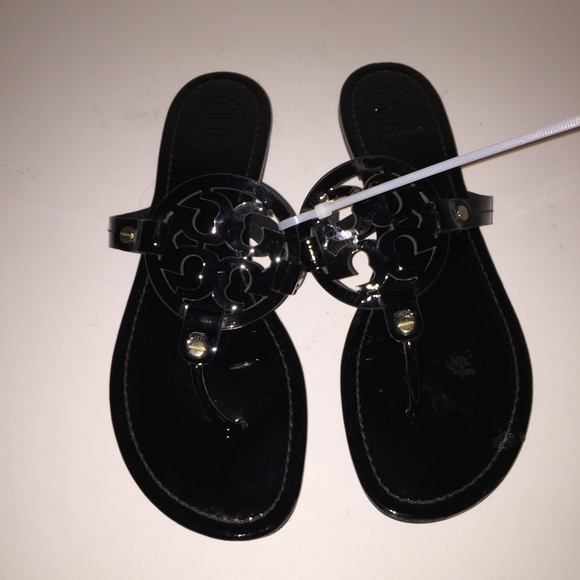 Tory Burch Shoes - Tory Burch Black Patent Miller Sandals sz 10