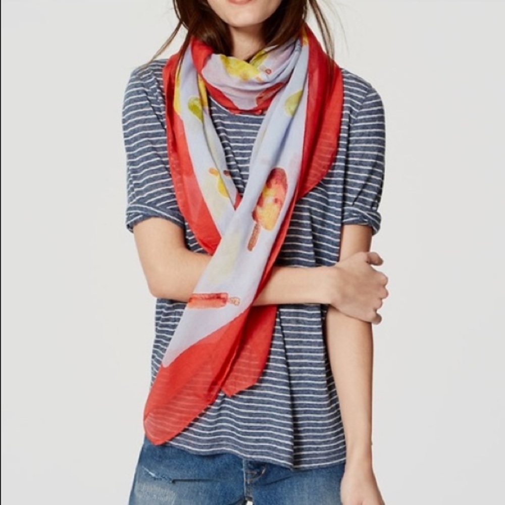 Super cute popsicle scarf from LOFT. With tags