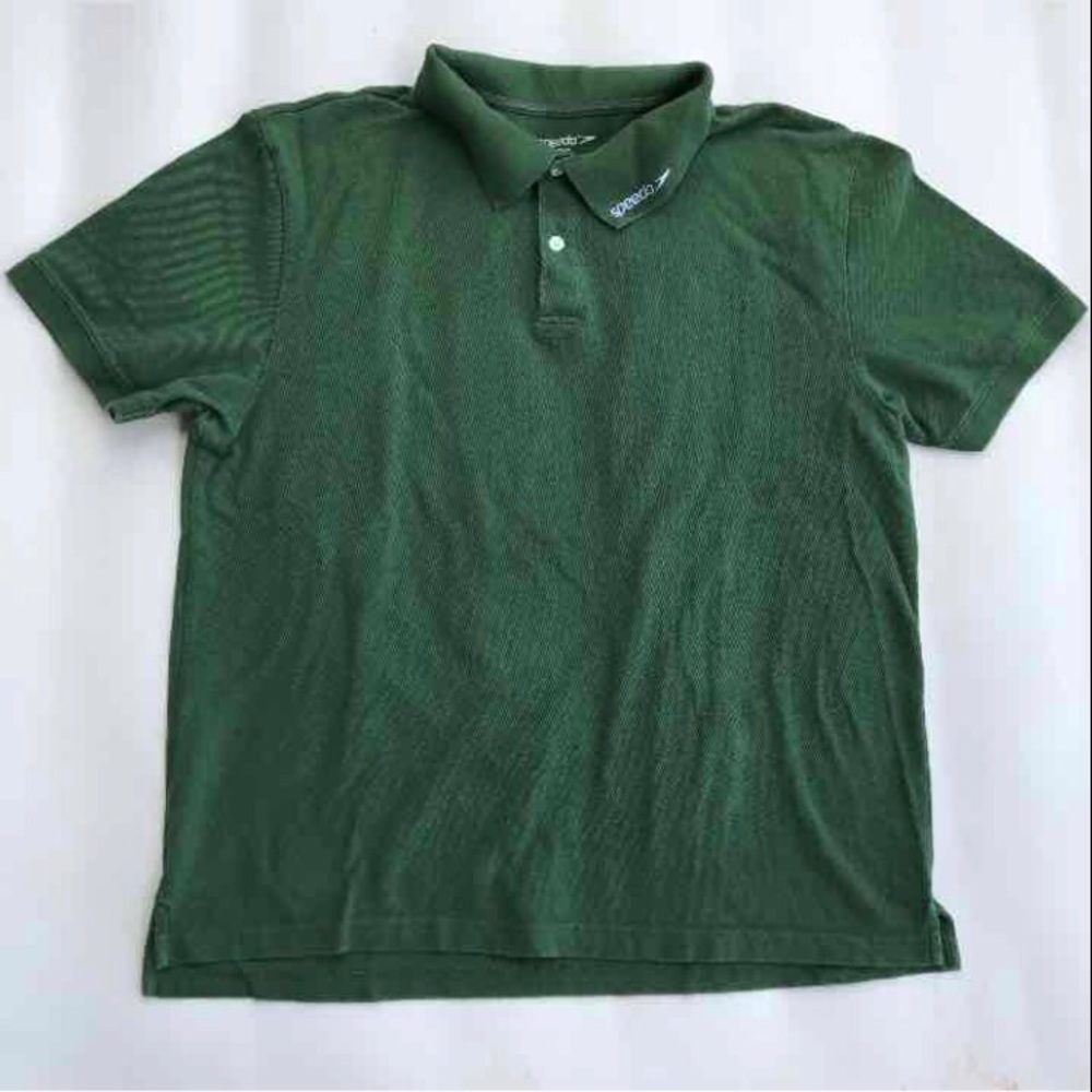 Speedo Men's Short Sleeve Polo Shirt Size Large
