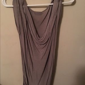 thin grey top
