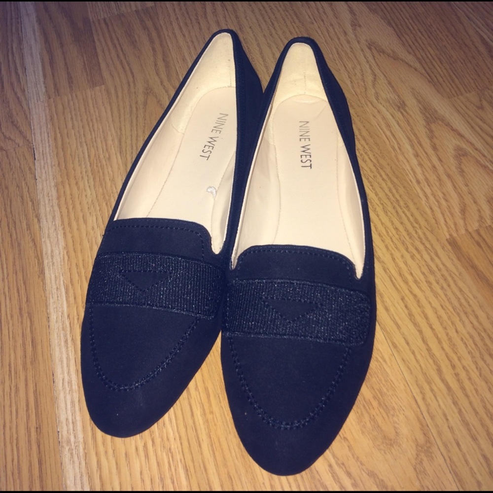 Nine West Black Loafers