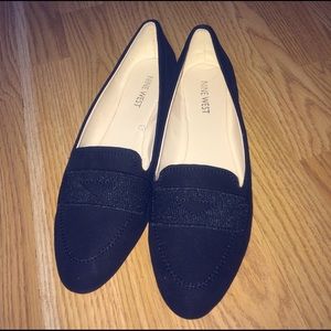 Nine West Black Loafers