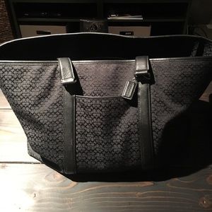 Large Coach tote bag