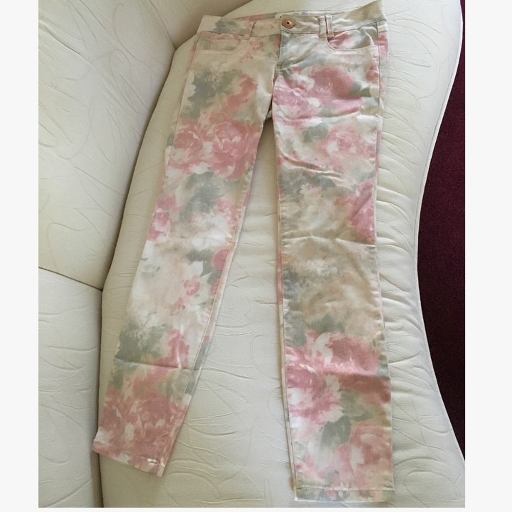 Floral Skinny Jeans