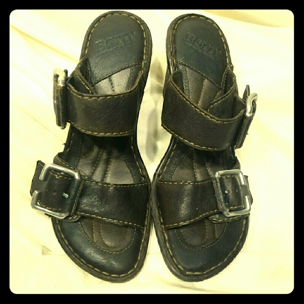 Born healed sandals