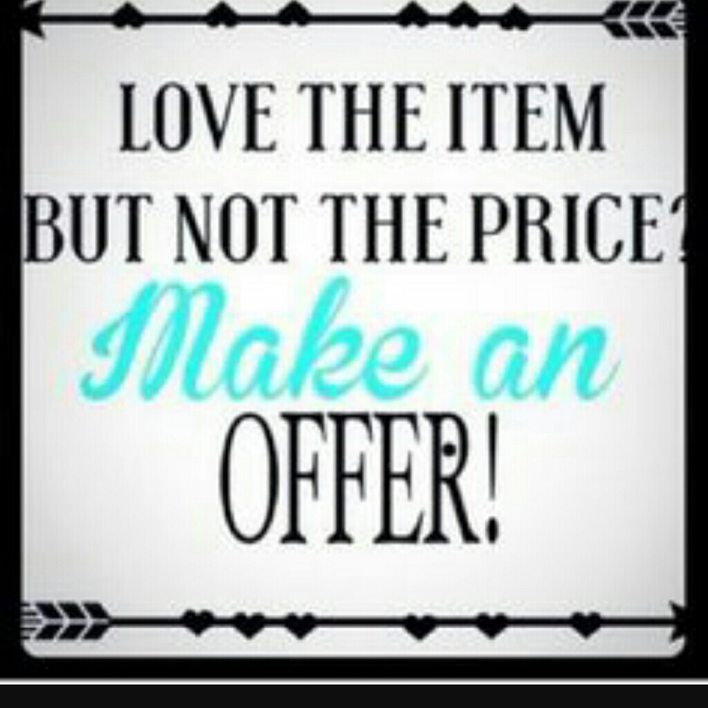 Open to reasonable offers :)