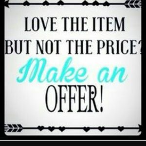 Open to reasonable offers :)