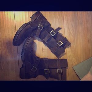 Fiorintini + Baker Eternity Suede Boots Size 37