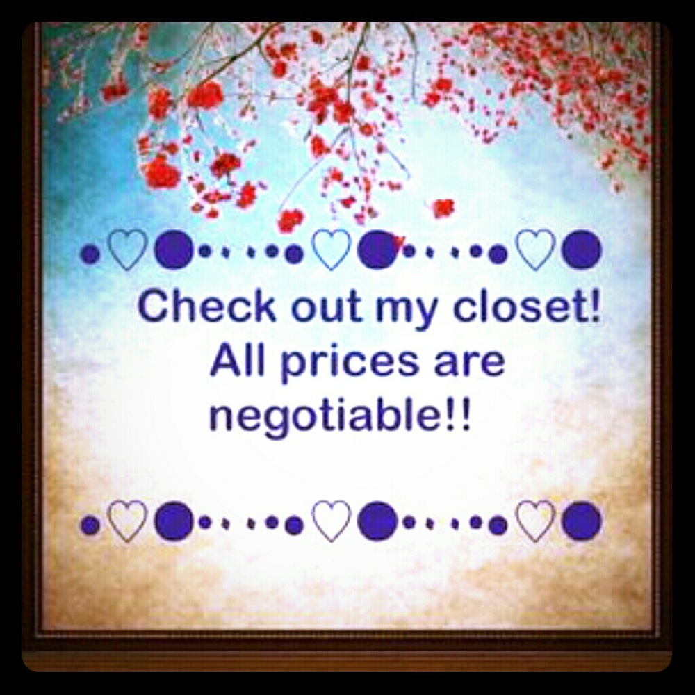 Open to reasonable offers :)