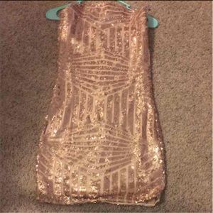 Strapless sequin mini (Brand New) SOLD