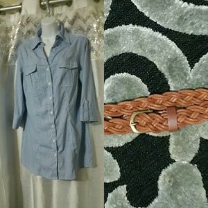 Dress shirt and belt