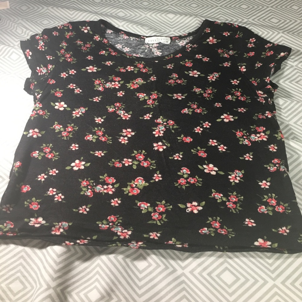 Floral crop top